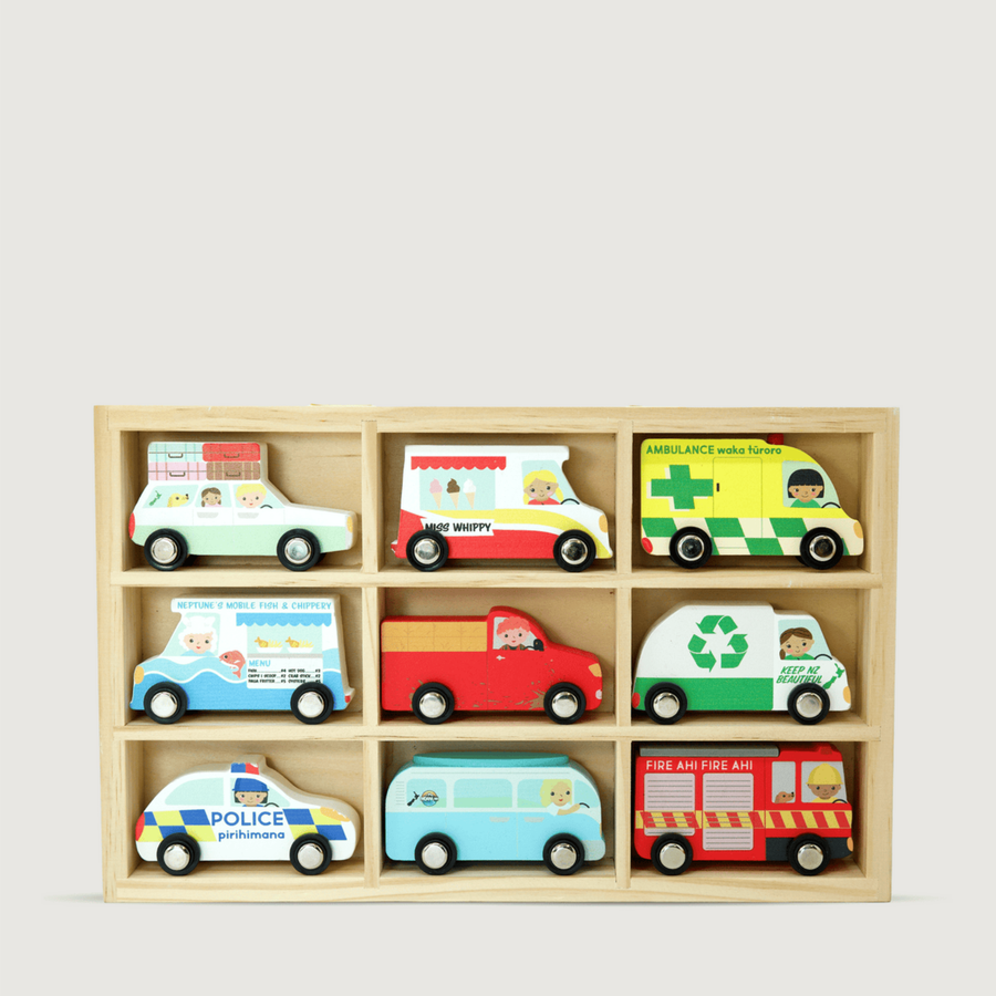 Wooden Car Set