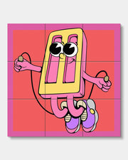 Cool Dudes Wooden Blocks