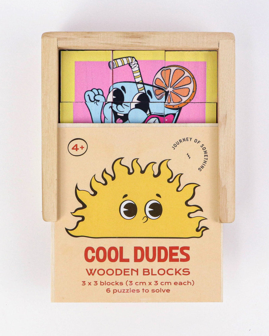 Cool Dudes Wooden Blocks