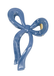 Bow Claw Clip - Blue