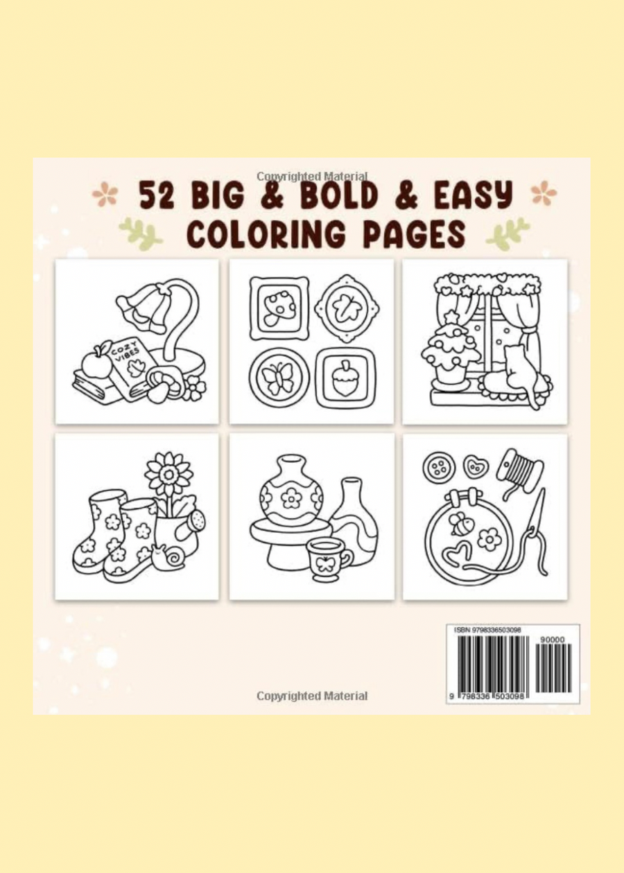 Cozy & Cute: Colouring Book for Adults and Teens