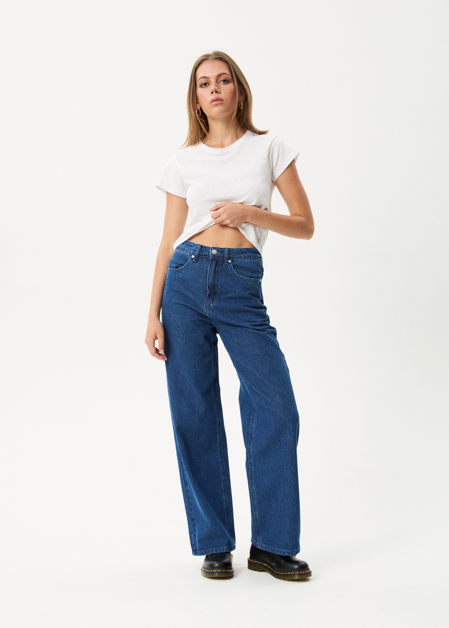 Bella, Denim Wide Leg Baggy Jean