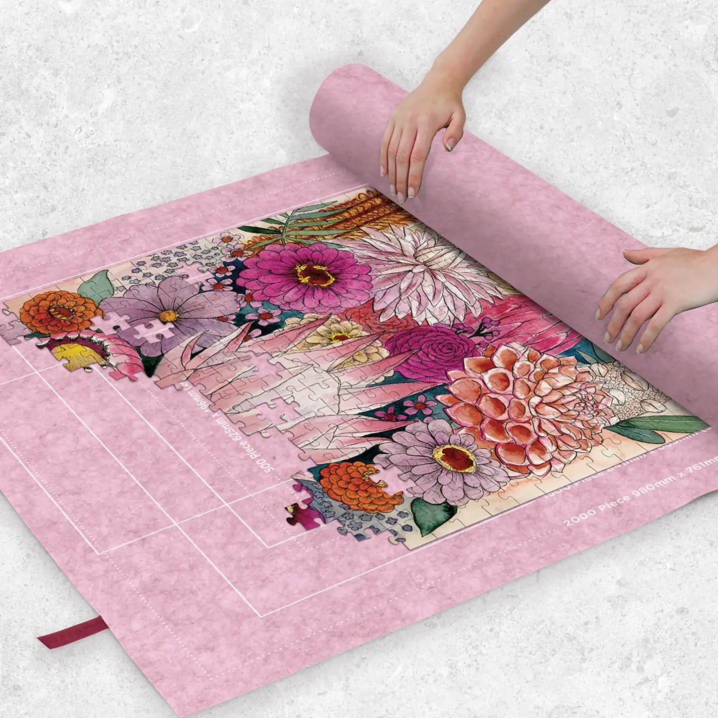 Jigsaw Puzzle Felt Roll