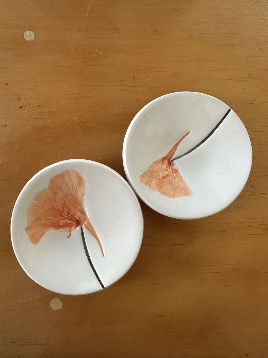 Ceramic Nasturtium Dish (Flower)
