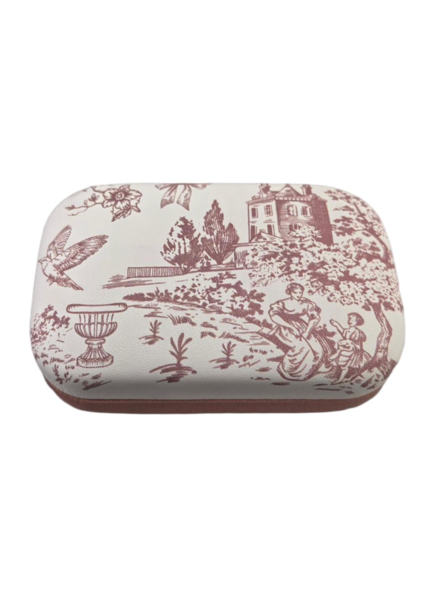 Romantique Toile Mini Travel Case