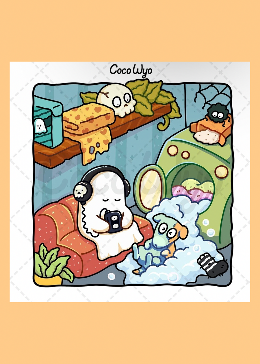 Spooky Cutie Vol 2: Colouring Book for Adults & Teens