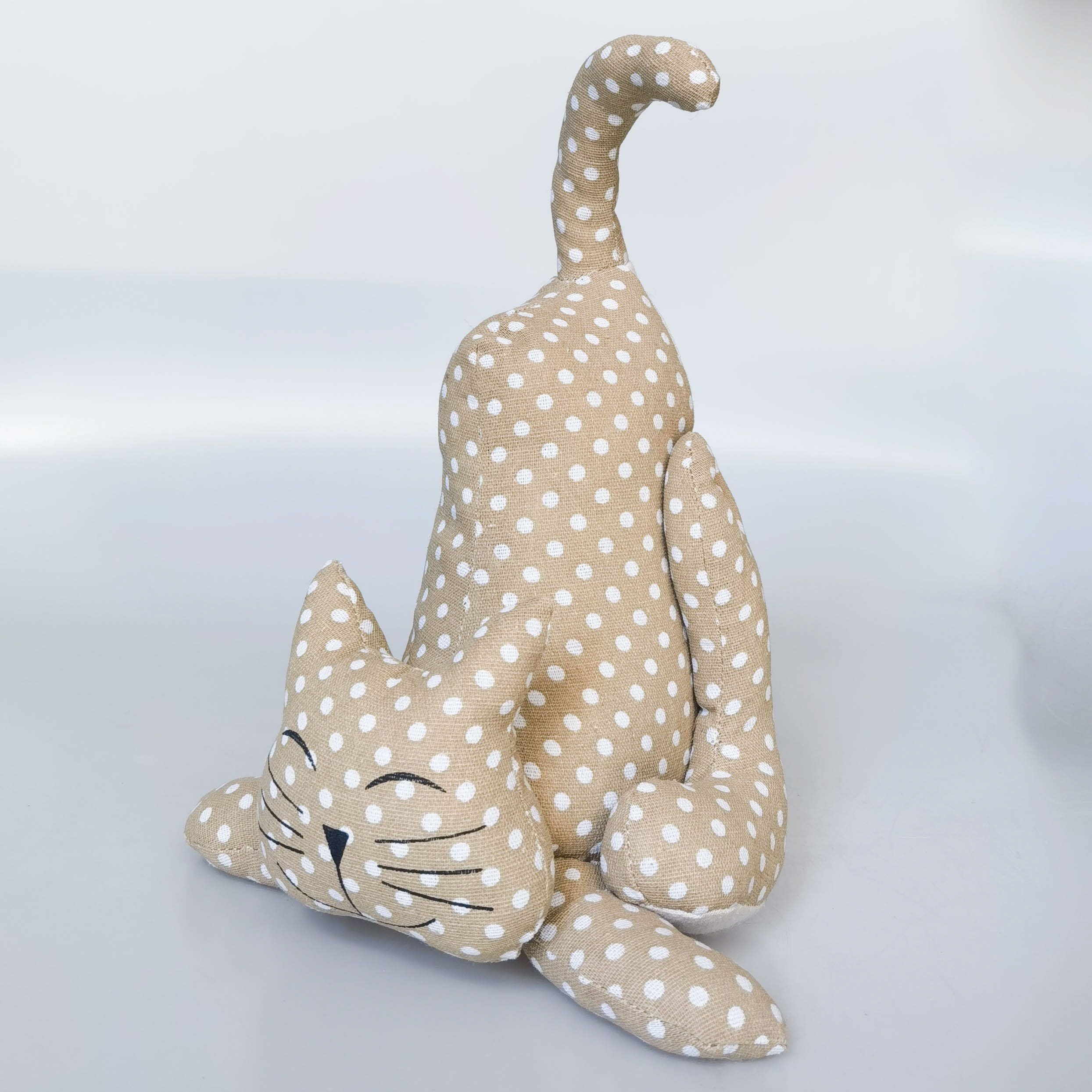 Spotty Cat Doorstop
