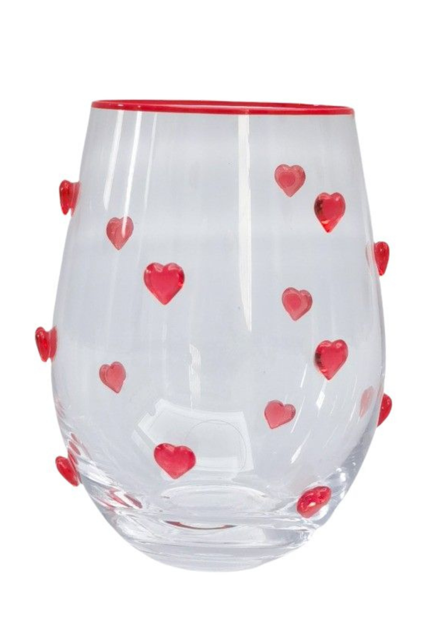 Kaya Heart Stemless Glass