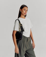 Everyday Croissant Bag, Black