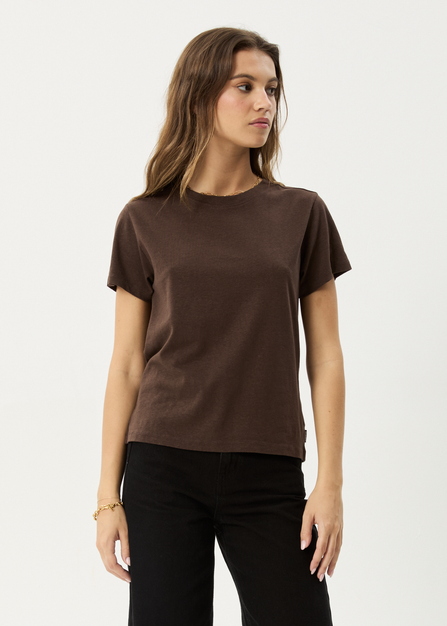 Eden Regular Tee - Coffee