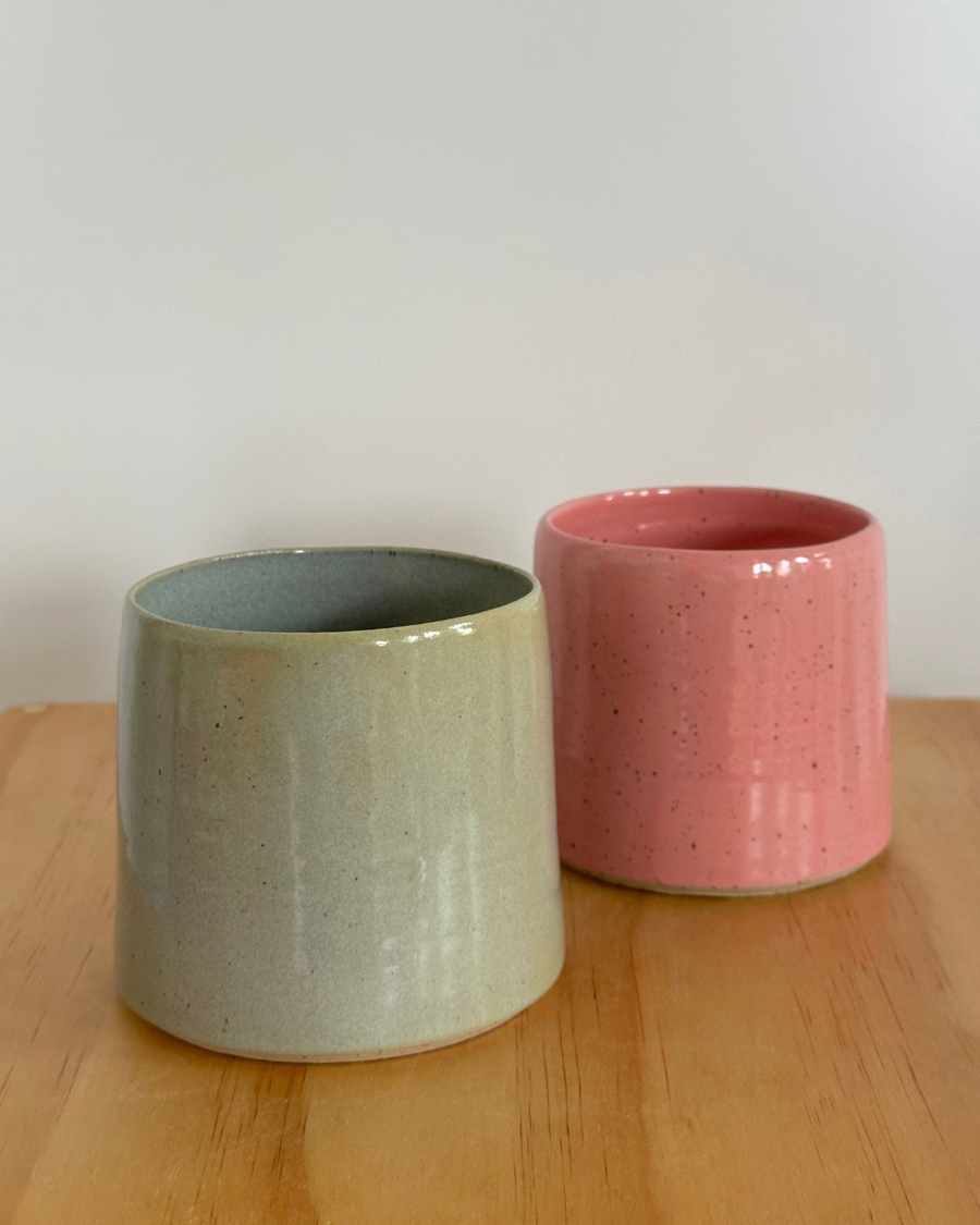 Ceramic Tumbler- Sage Glaze