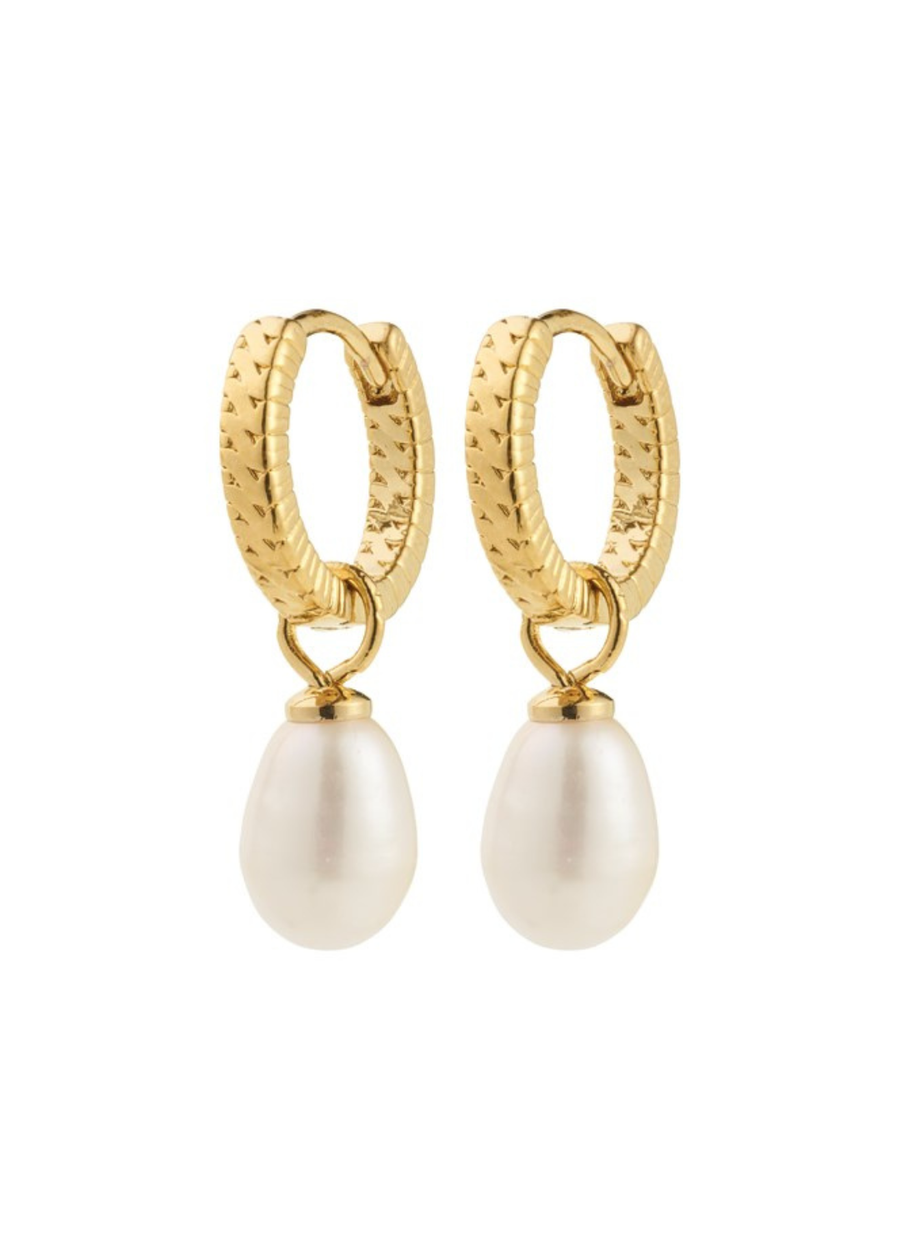 Elliana White Earrings