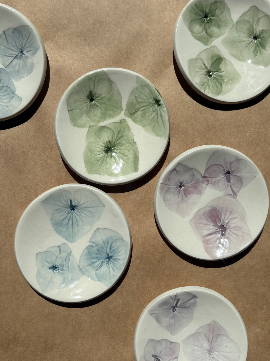 Ceramic Hydrangea Dish