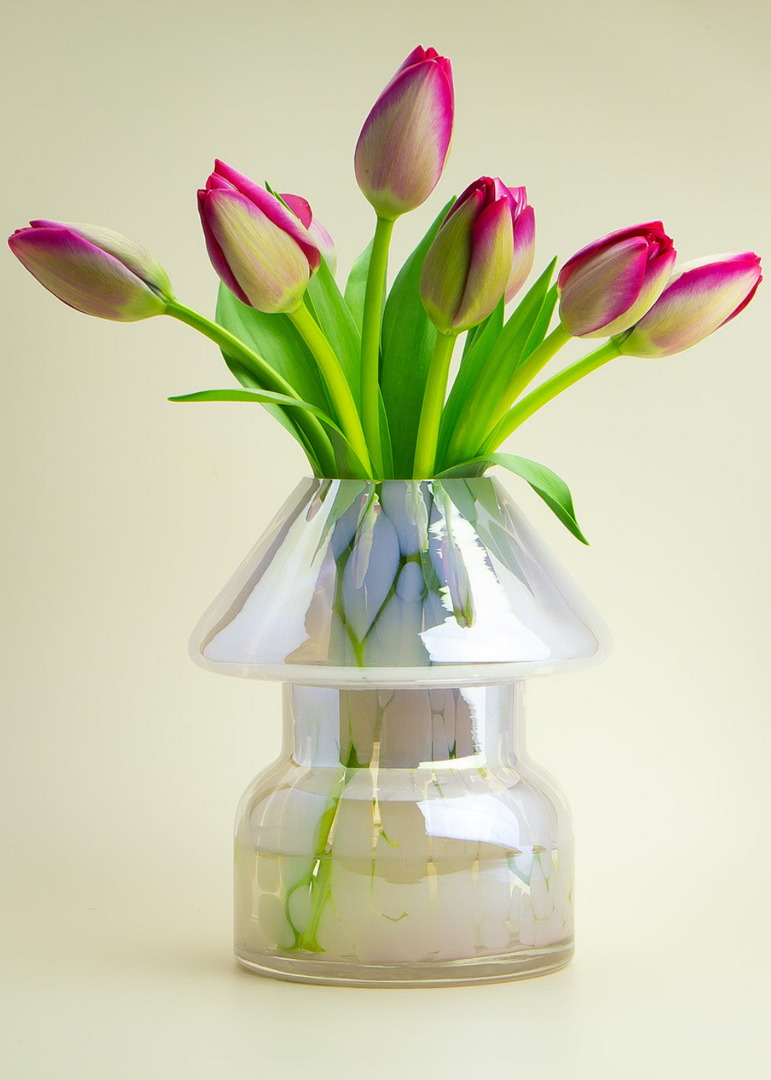 Periwinkle Mushroom Vase