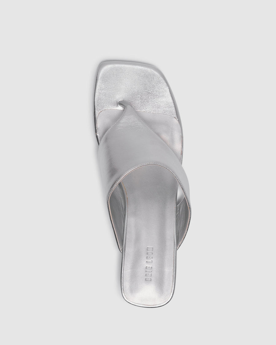 Marcella Heel in Silver