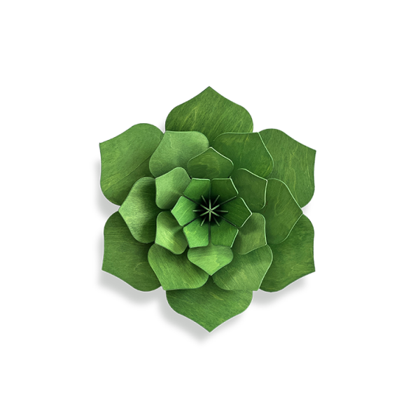 Forest Green Flower