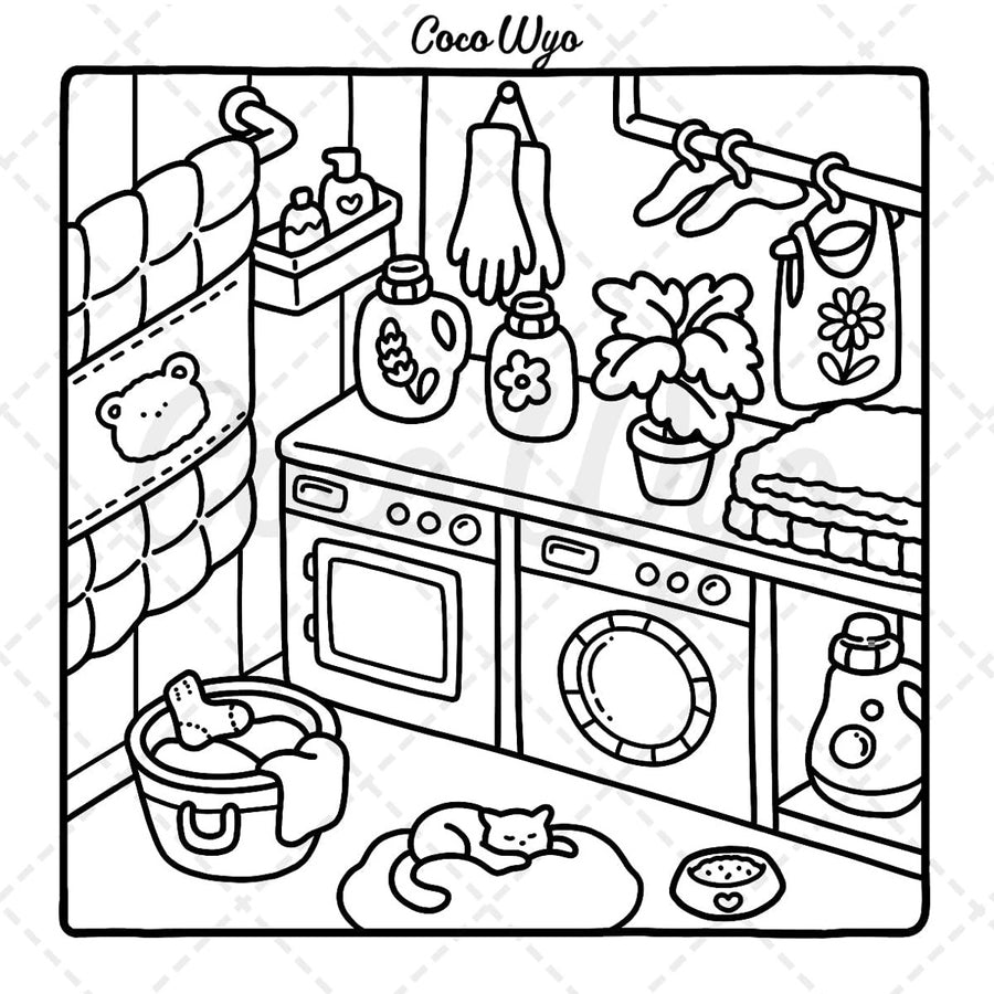 Little Corner: Colouring Book for Adults & Teens