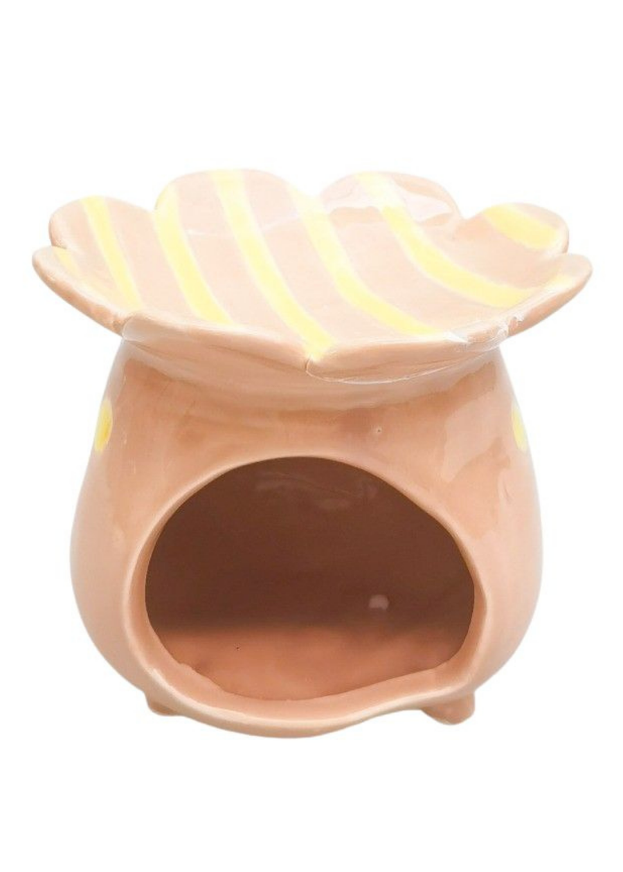Halcyon Oil Burner - Peach & Yellow