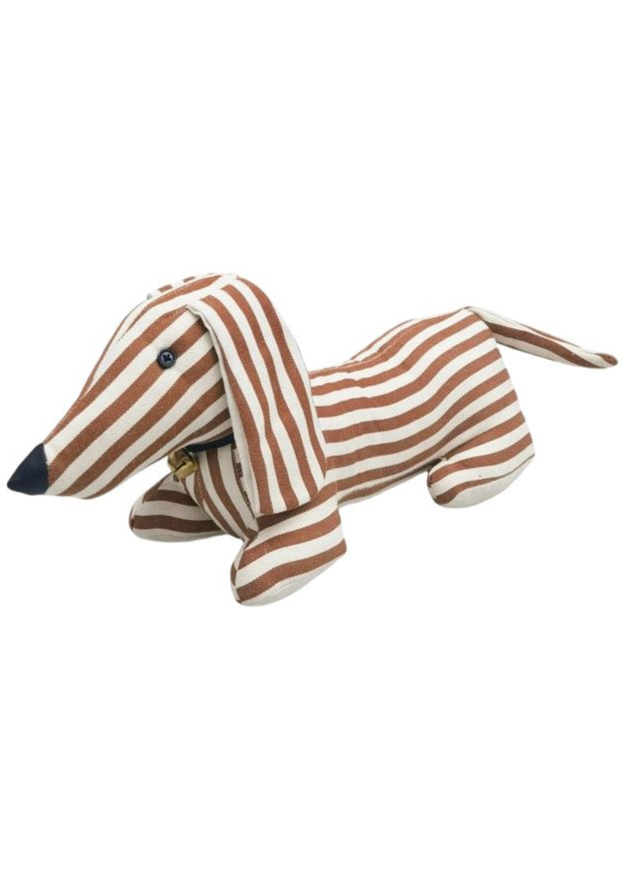 Stripy Dach Dog Doorstopper