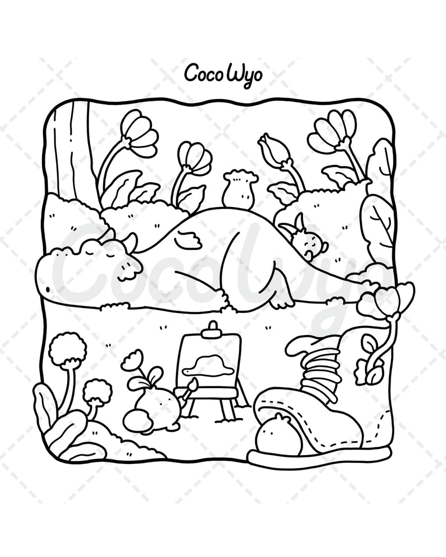 Lala Friends:  Colouring Book for Adults and Teens