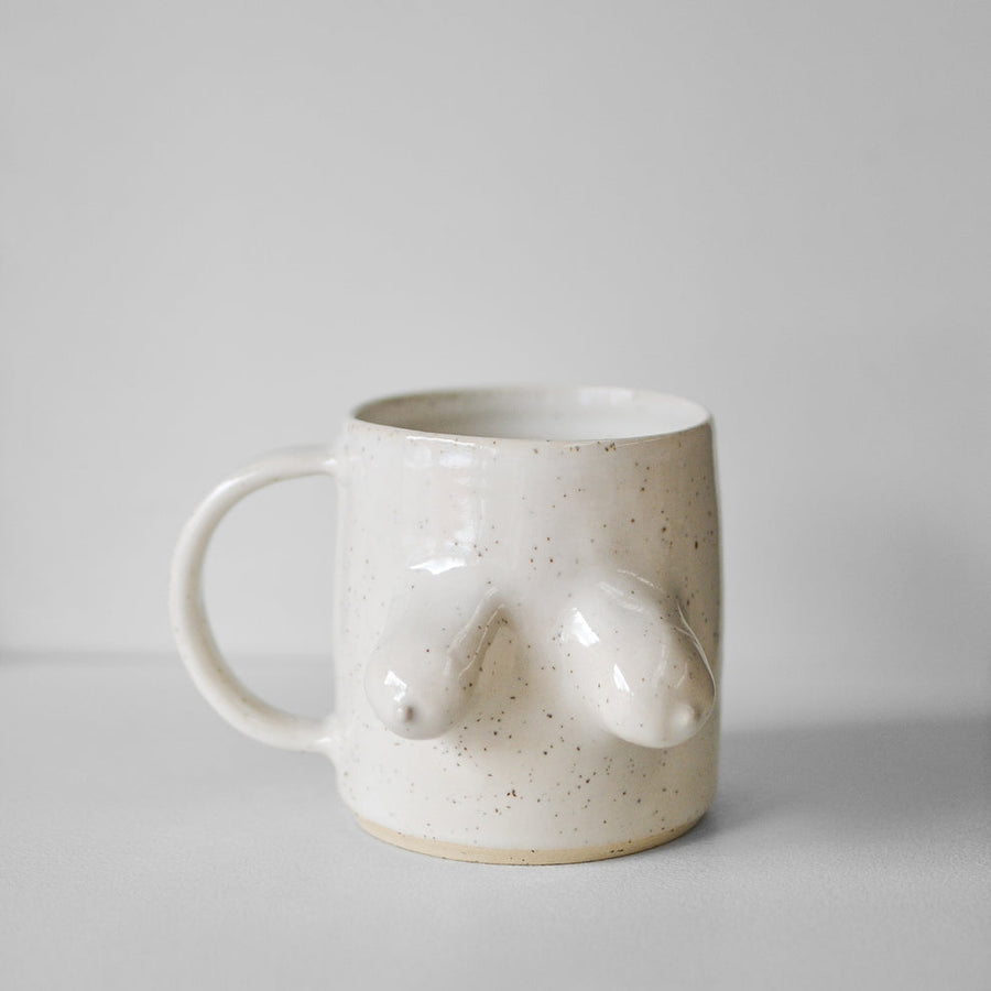 Ceramic Boob Mug