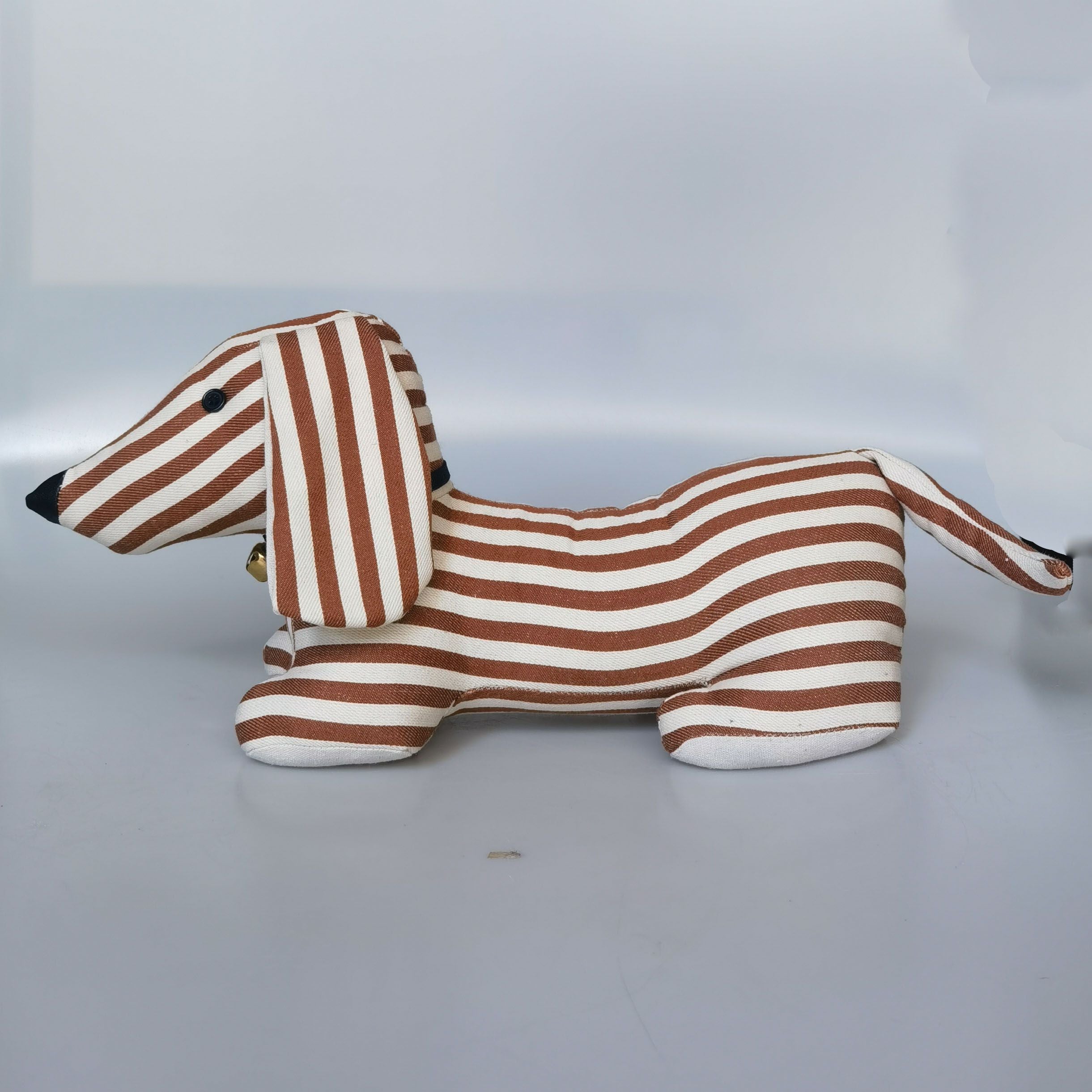 Stripy Dach Dog Doorstopper