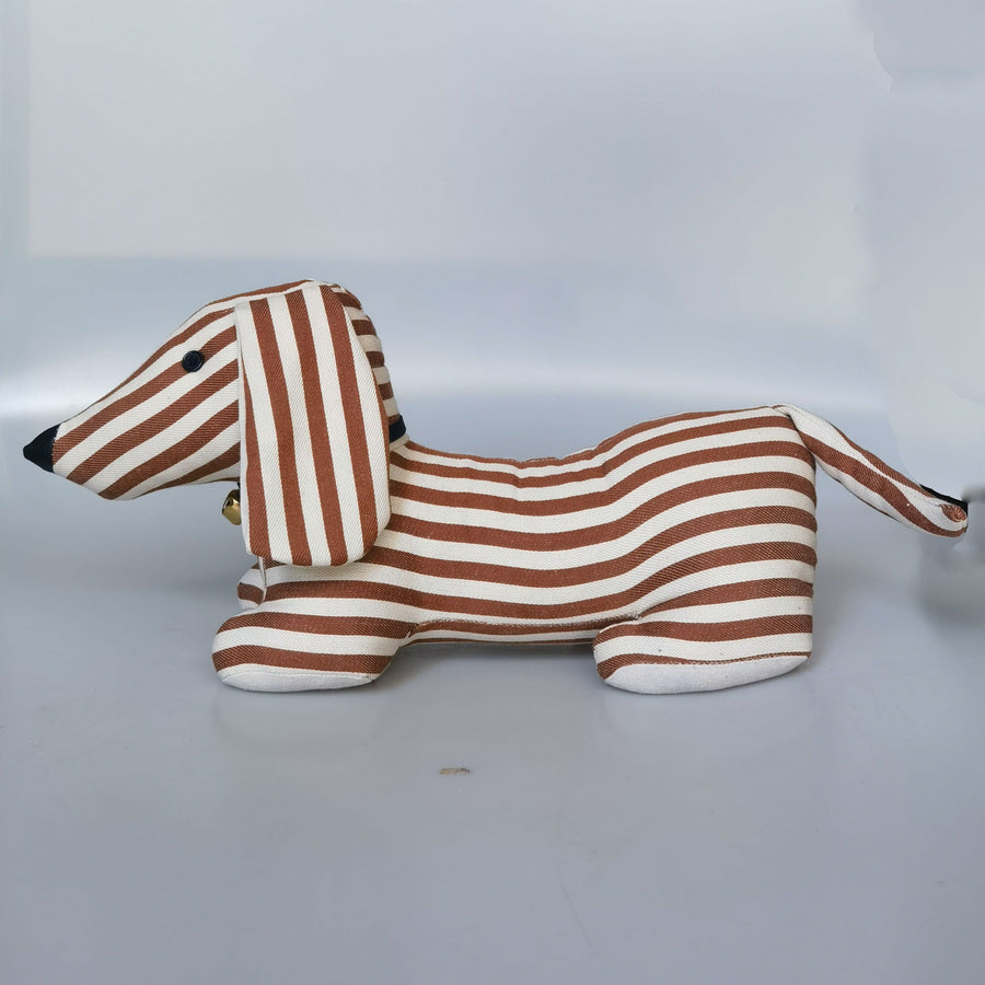 Stripy Dach Dog Doorstopper