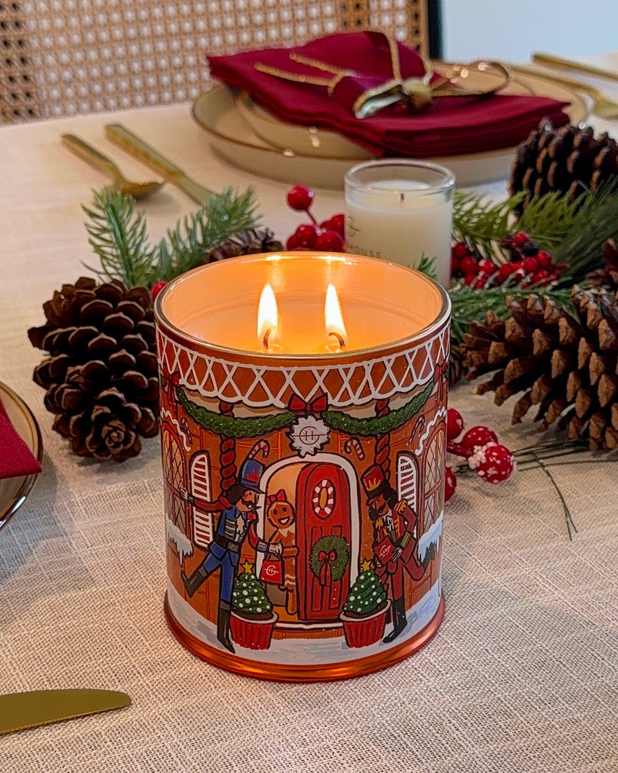 Gingerbread House Candle