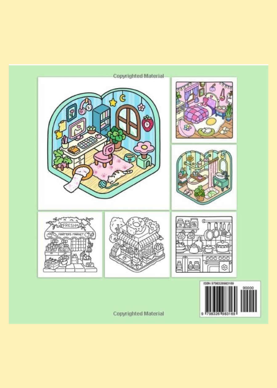 Little Corner: Colouring Book for Adults & Teens