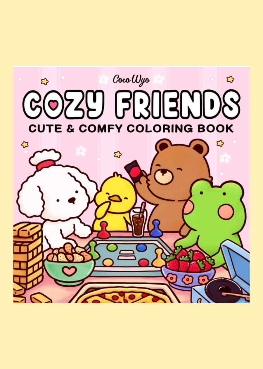 Cozy Friends: Colouring Book for Adults & Teens