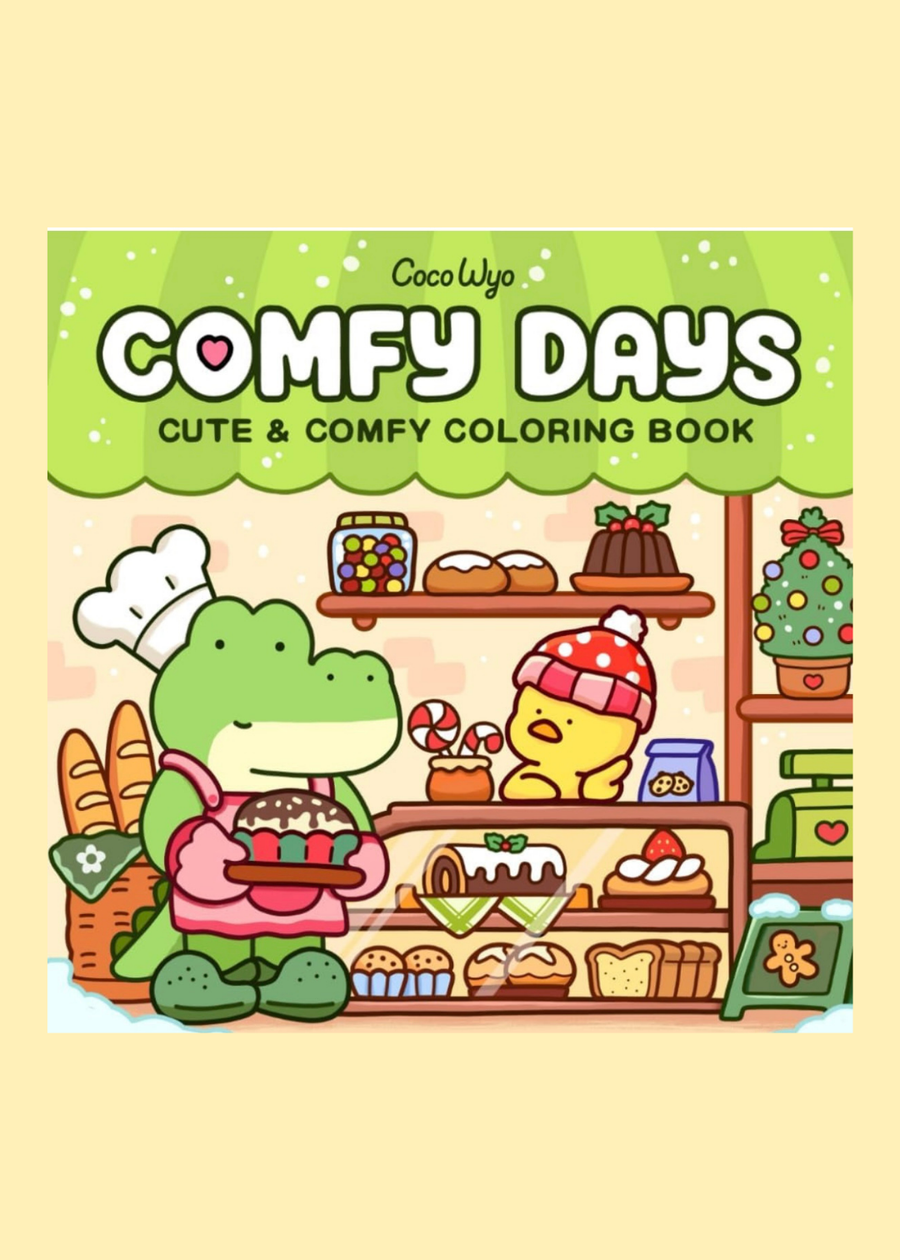 Comfy Days: Colouring Book for Adults & Teens