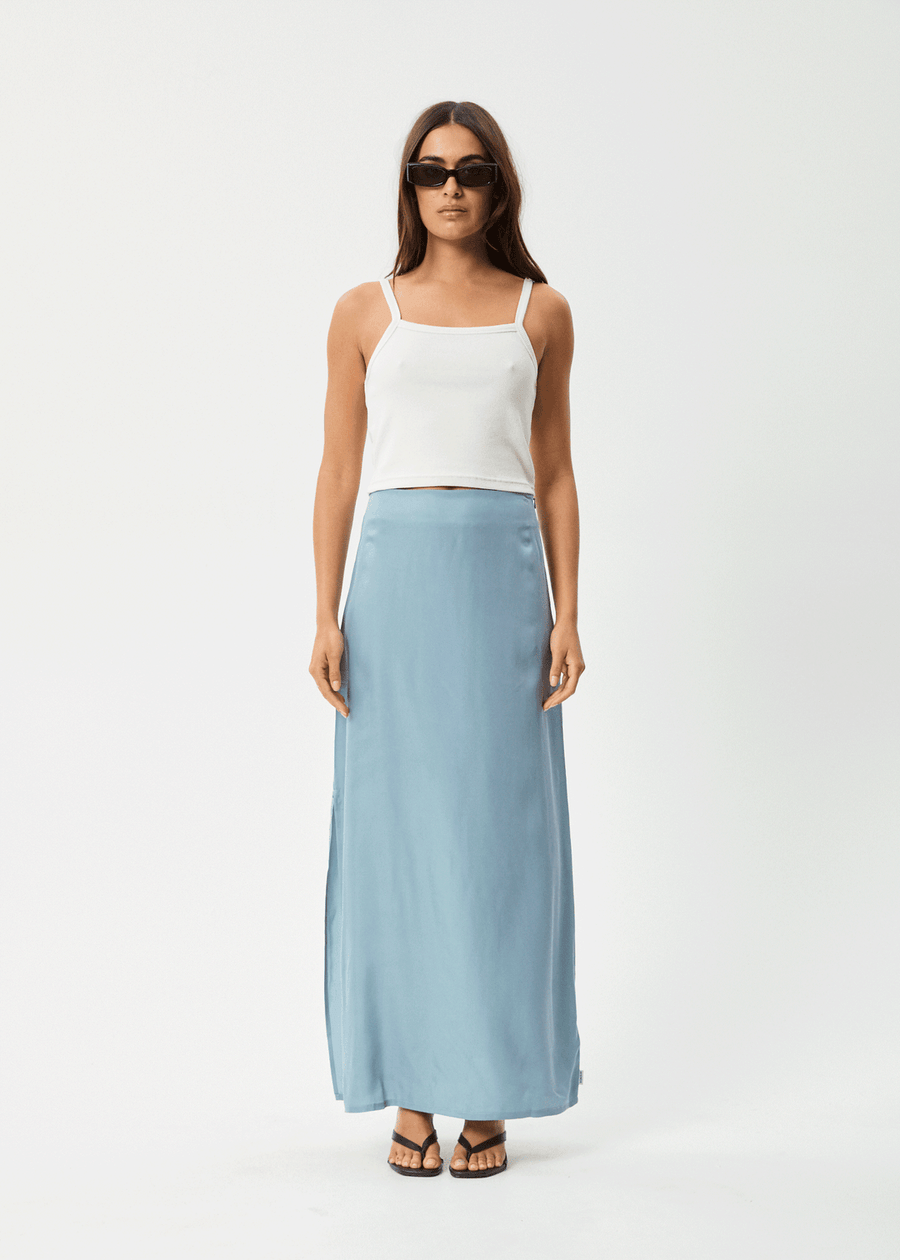 Grace Cupro Maxi Skirt