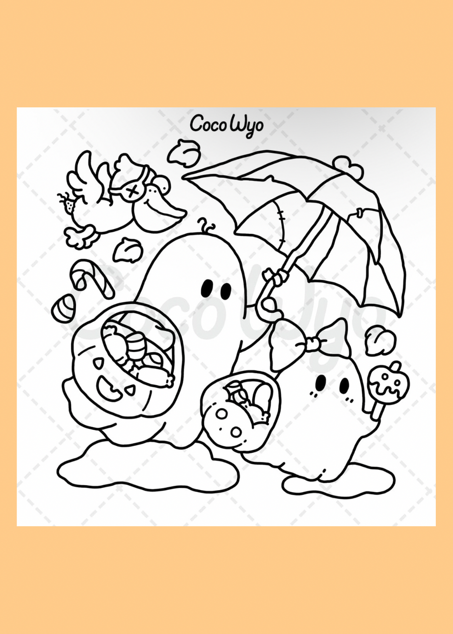 Spooky Cutie Vol 2: Colouring Book for Adults & Teens
