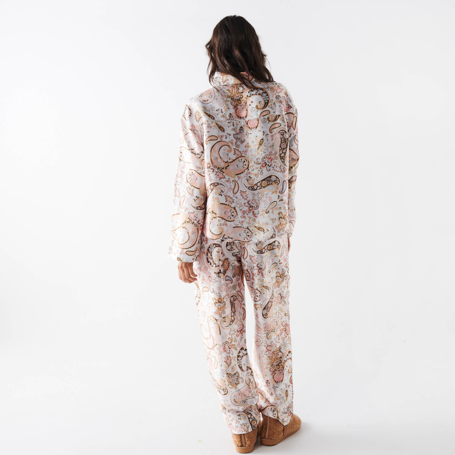 Paisley Paradise Satin Pyjama Set