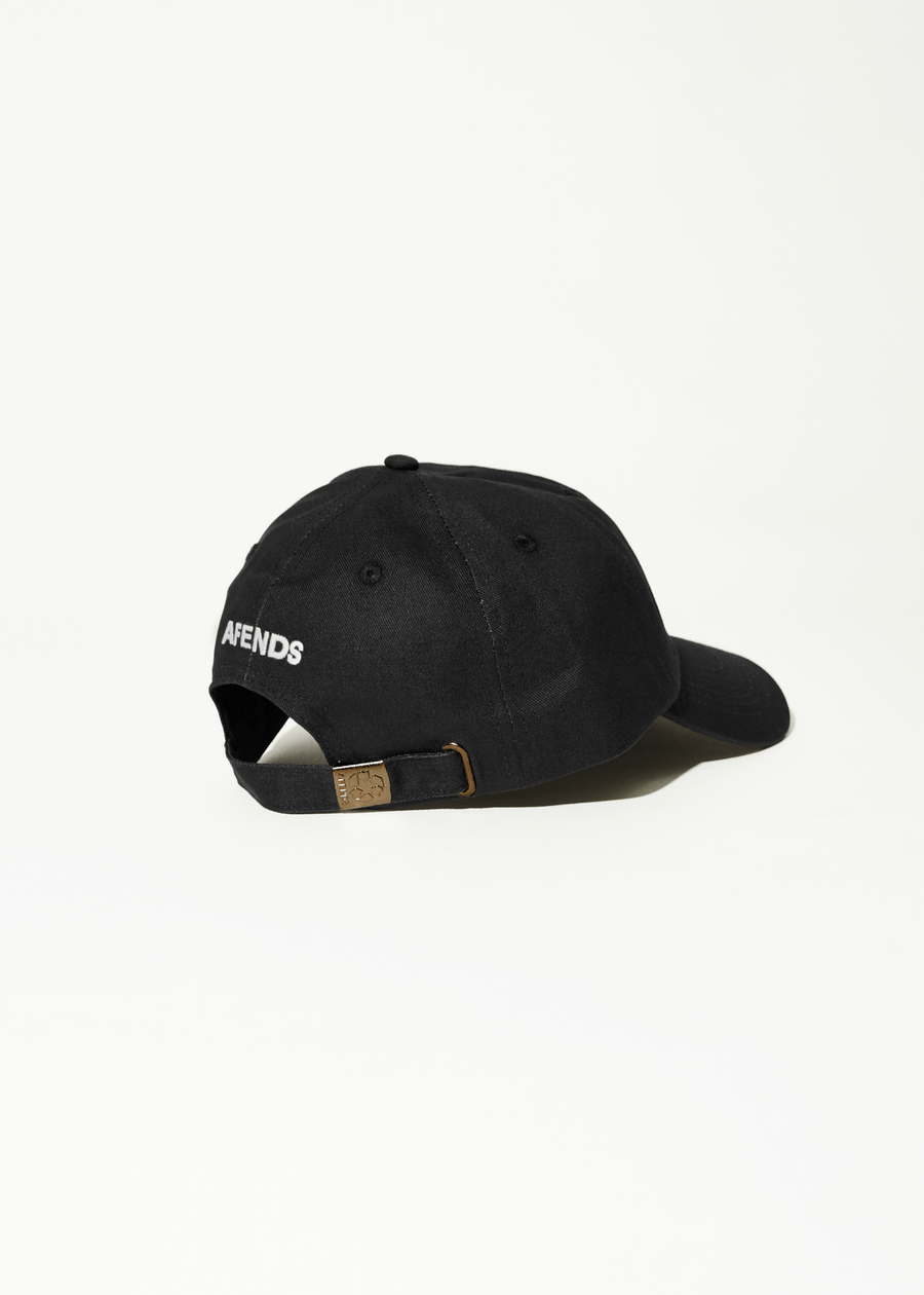 Core Six Panel Cap, Stone Black