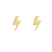 Lightening Bolt Stud Earrings
