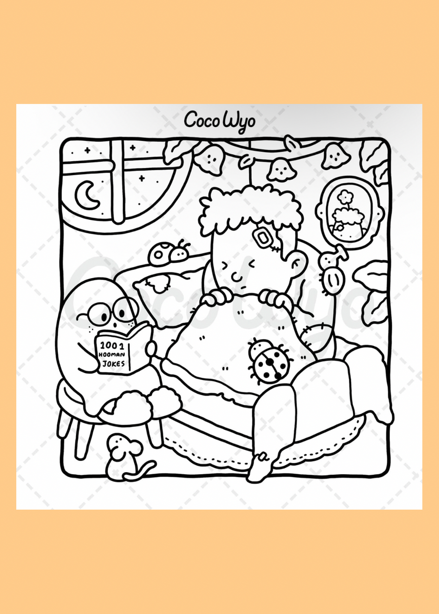 Spooky Cutie Vol 2: Colouring Book for Adults & Teens