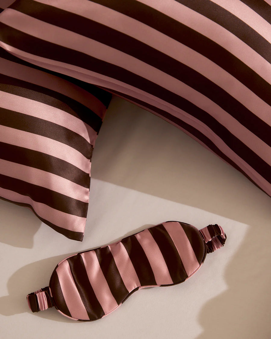 Silk Eyemask, Rocky Road Stripes