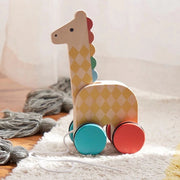 Giraffe On-The-Go Wooden Pull Toy