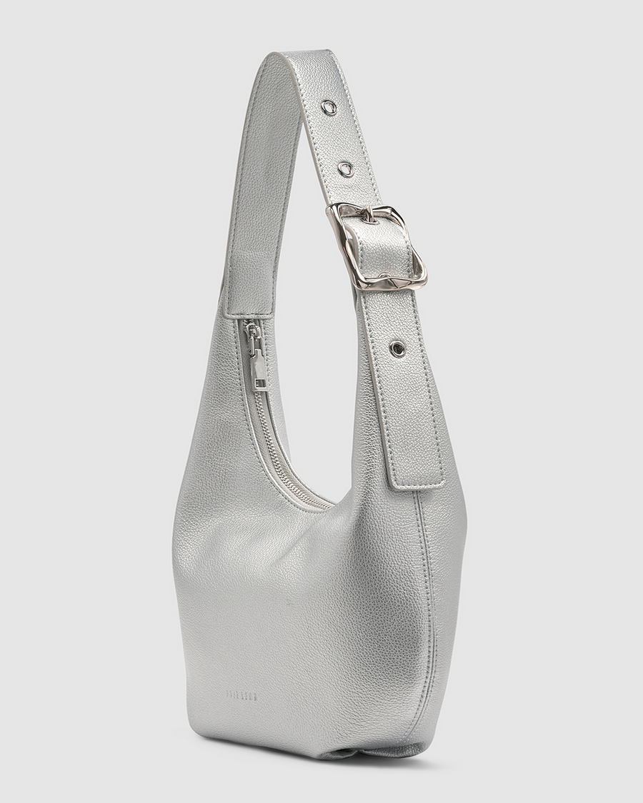 Everyday Croissant Bag, Silver