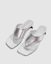 Marcella Heel in Silver