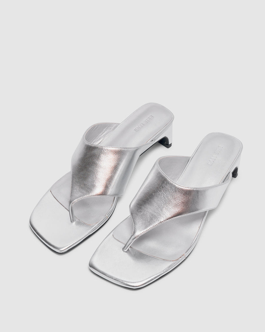 Marcella Heel in Silver