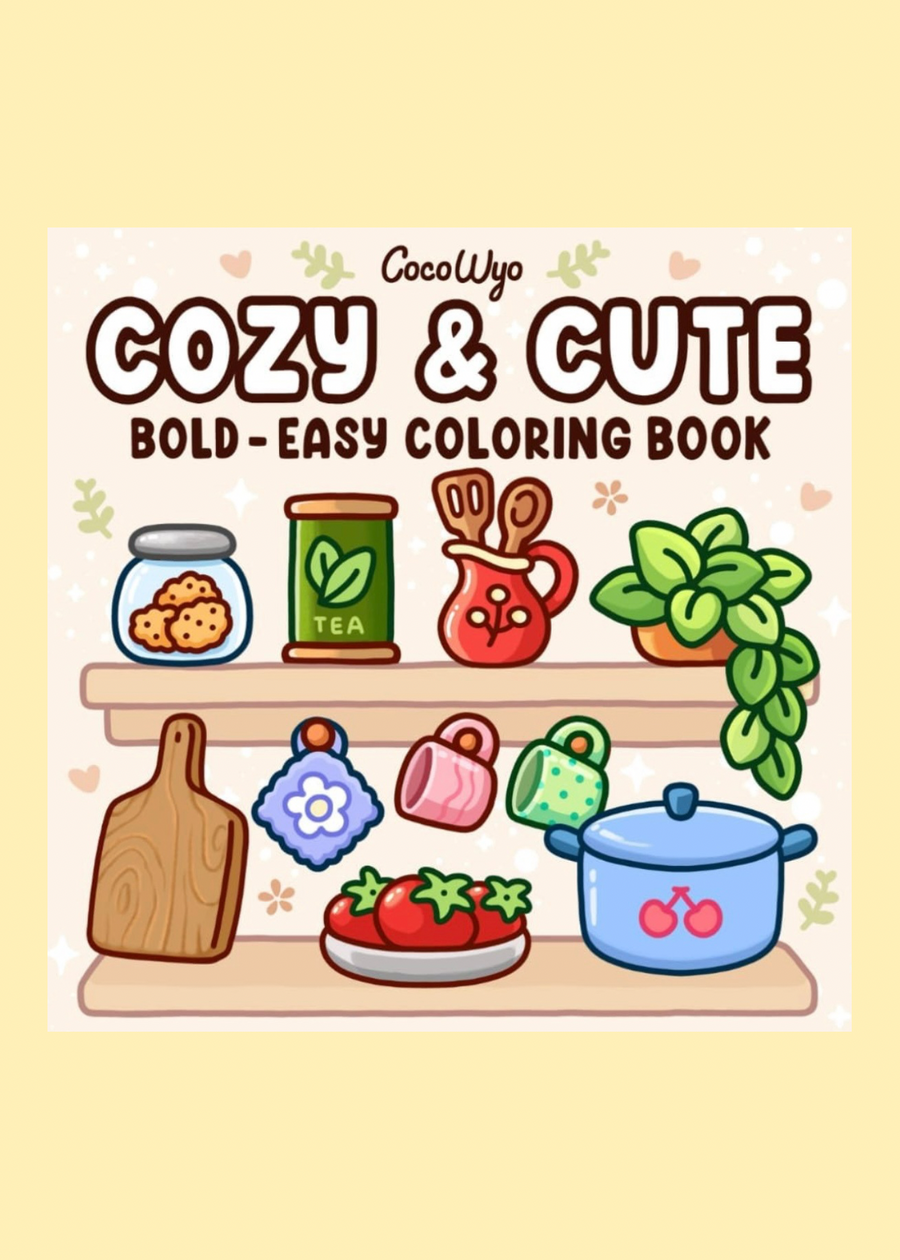 Cozy & Cute: Colouring Book for Adults and Teens