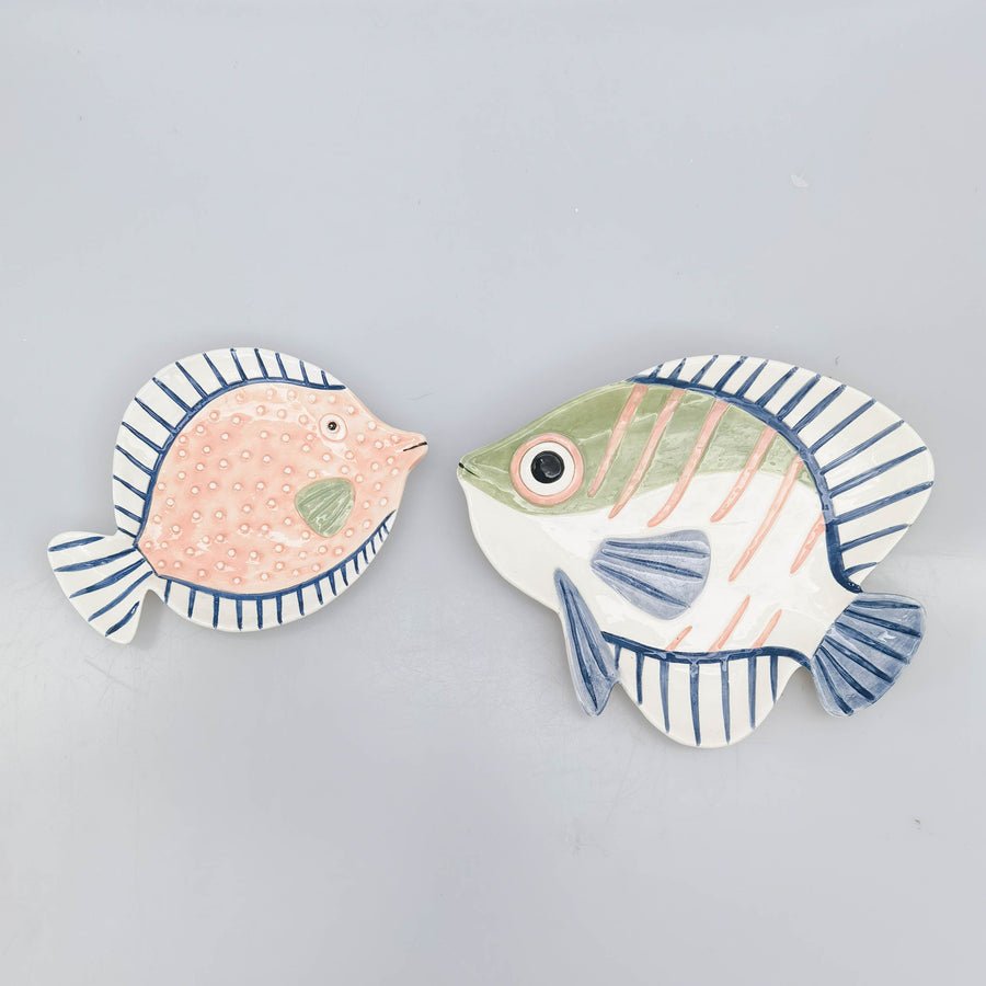 Reef Fish Trinket Dish - Pink 20cm