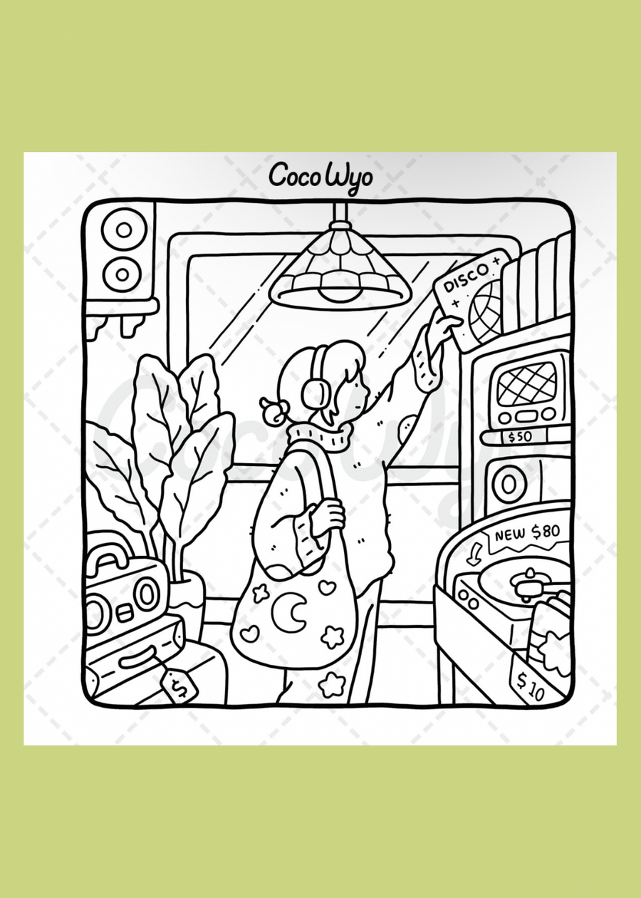 Girl Moments Vol 2: Colouring Book for Adults & Teens