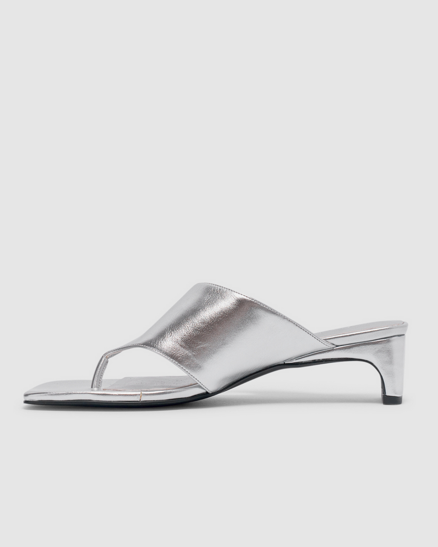Marcella Heel in Silver