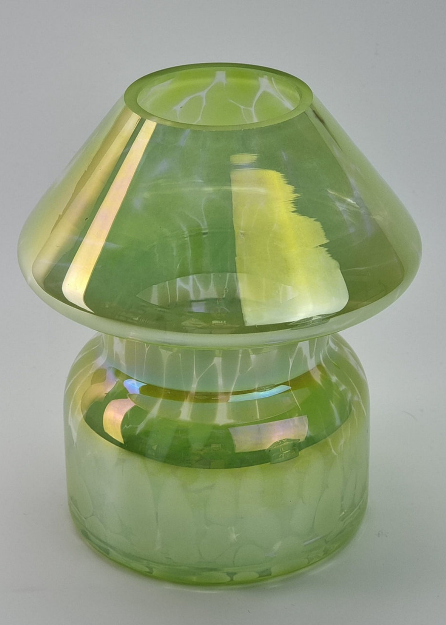 Green Amanita Mushroom Lamp