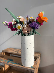Slab Rolled Tube Vase
