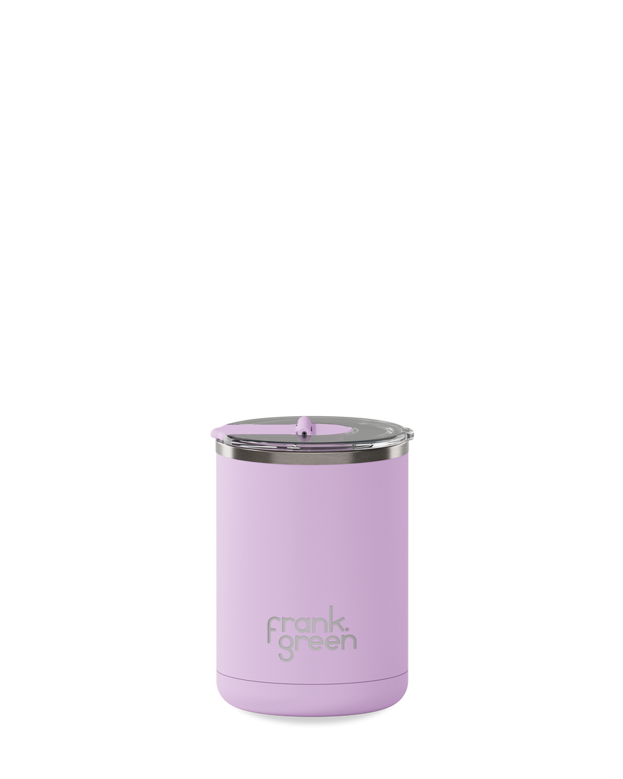 Ceramic Coffee Cup with Hinged Lid