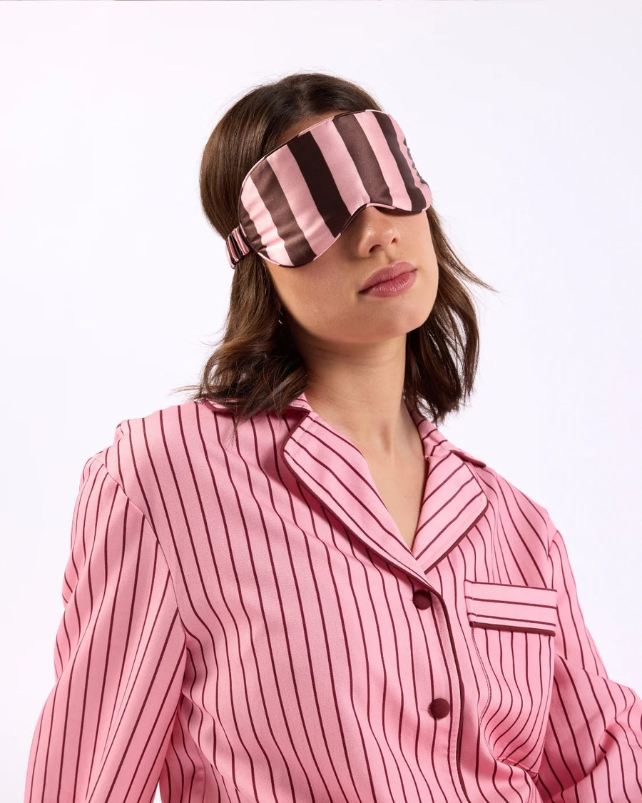 Silk Eyemask, Rocky Road Stripes